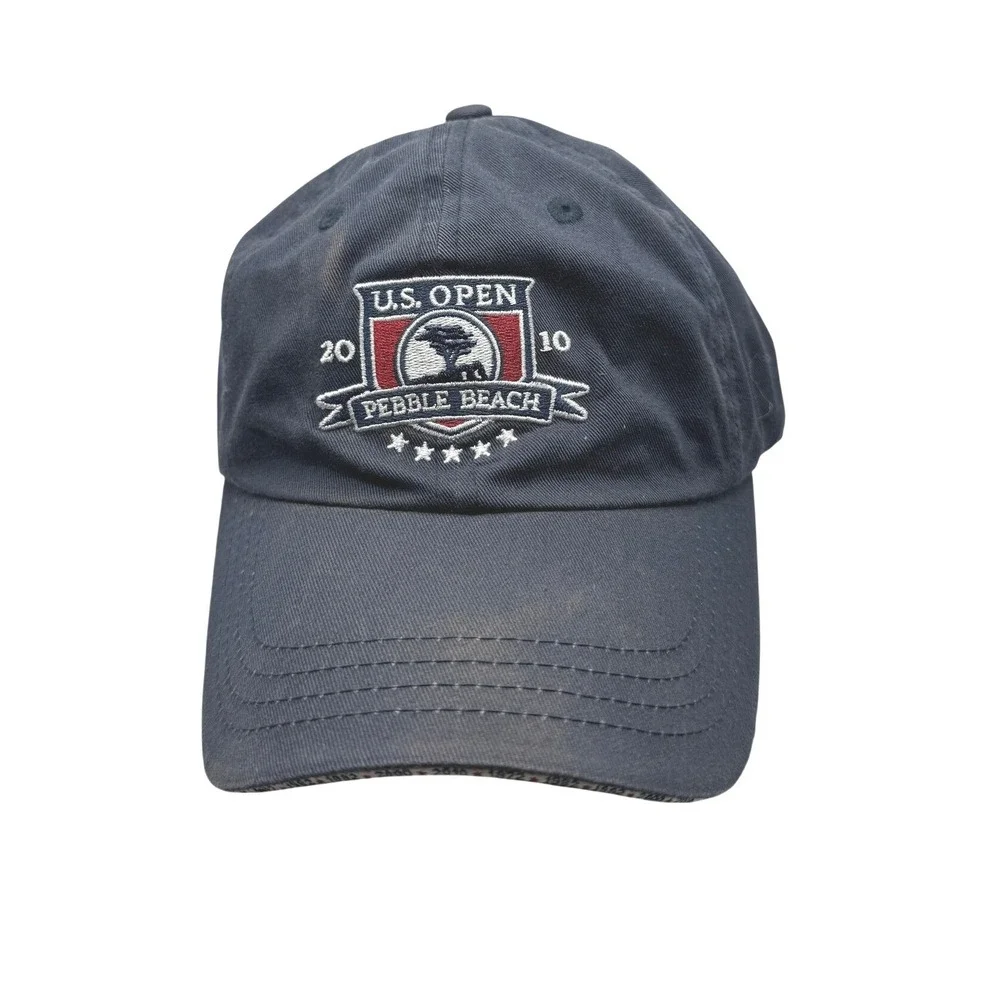 U.S. Open Pebble Beach 2010 Navy Adjustable Golf Hat Cap Unisex ClassicLogo 2010